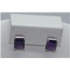 Image 1 : 21.35 CTW AMETHYST EARRING .925 STERLING SILVER