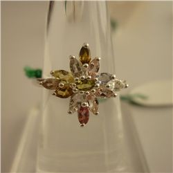 25.80ctw,SEMIPRECIOUS RING .925 STERLING SILVER