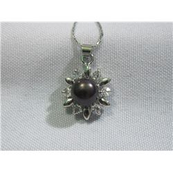 SUNNY BLACK PEARL AND CZ