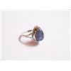 Image 1 : 17.15 CTW TANZANITE RING .925 STERLING SILVER
