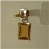 Image 1 : 6.25 CTW CITRINE PENDANT .925 STERLING SILVER