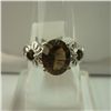 Image 1 : 21.25 CTW SMOKEY TOPAZ RING .925 STERLING SILVER