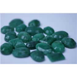 191.15 CTW AFRICAN EMERALD MIX SHAPES LOOSE STONES (20)