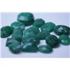 Image 1 : 89.70 CTW AFRICAN EMERALD MIX SHAPES LOOSE STONES (16)