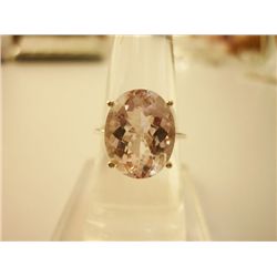 16.75 CTW AMETHYST RING .925 STERLING SILVER