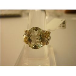 30.75 CTW AMETHYST RING .925 STERLING SILVER