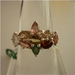 26.30  ctw.SEMIPRECIOUS RING .925 STERLING SILVER