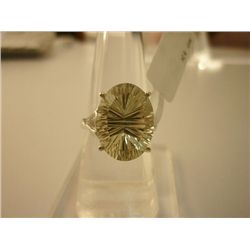 21.25 CTW AMETHYST RING .925 STERLING SILVER