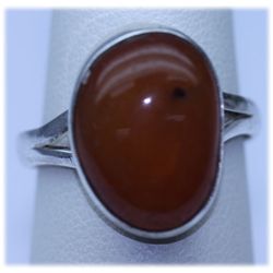 24.35 CTW SUSUNITE  RING .925 STERLING SILVER