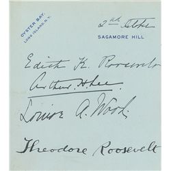 Theodore and Edith K. Roosevelt