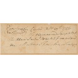 Declaration of Independence: Matthew Thornton