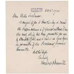 Supreme Court: Louis D. Brandeis