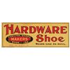 Image 1 : Hamilton Brown Hardware Shoes Flange Sign