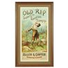 Image 1 : Old Rip Tobacco Advertising Lithograph