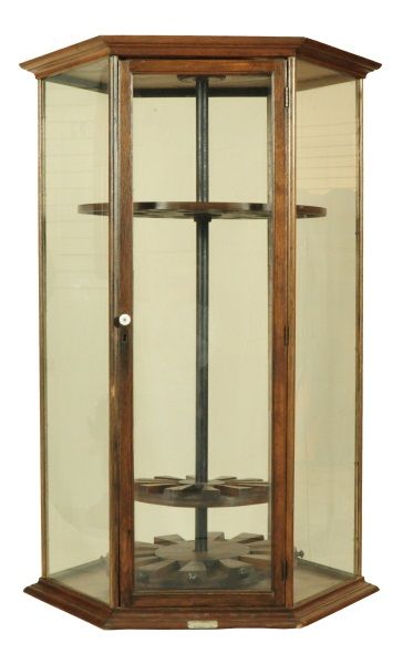 Rotating Rifle Display Case Country Store Rotating Rifle Display Case