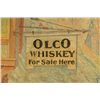 Image 8 : Olco Whiskey Advertising Canvas Sign