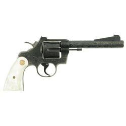 Engraved Colt Officer's Model .38 Special FFL