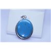 Image 1 : 47.95 CTW TURQUISE PENDANT .925 STERLING SILVER