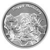 Image 1 : Christmas 2012 Silver Round X-6 Santa With Animals