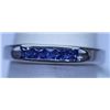 Image 1 : 13.65 CTW TANZANITE RING .925 STERLING SILVER