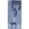 Image 1 : 57.00 CTW MICRO PAVE CZ EARRING, RING,PENDANT SET .925