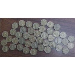 (43) 1958P Lincoln Pennies Last year of the wheat penny