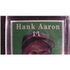 Image 2 : 1958 Hank Aaron Baseball Card Consigner says "authentic" Milwaukee Braves Outfield Card 30