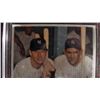Image 2 : 1957 Mickey Mantle, Yogi Berra Baseball Card Consigner says "authentic" Yankees, M.M. Outfield, Y.B.
