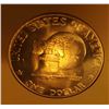 Image 2 : Eisenhower Dollar Coin 1976S Silver Clad :)