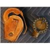 Image 6 : Creagh-Osborne Marching Compass in Leather Case This is also a Creagh-Osborne marching compass.  A d
