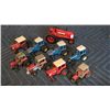 Image 1 : (9) 1:64 scale Tractors Ford, MF, International, all good condition, die cast