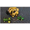 Image 1 : John Deere Skidsteer, Tractor, Keychain Tractor Die cast