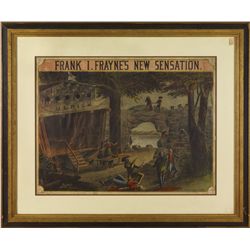 3 Framed Theatre Lithographs