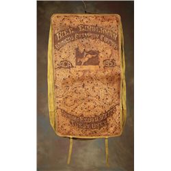 Bill Linderman World Champion Presentation Tooled Leather Garment Bag