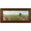 Image 1 : Vintage Hand Colored Large Cattle Drive Photograph