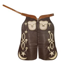 a Hermann H Heiser Celestial Pattern Chaps Heiser Celestial Pattern Chaps