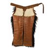 Image 2 : Impressive Long Black Angora Wooly Cowboy Chaps
