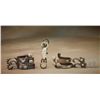 Image 1 : Two pairs of Miniature Spurs plus a Swan Bit