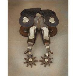 Kelly Bros Scroll Pattern Spurs