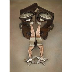 J R McChesney Double Gal Leg Spurs