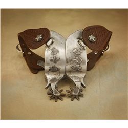 E F Blanchard, Datil NM Cowboy Spurs