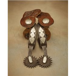 O Crockett Cimarron Pattern Spurs