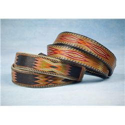 Pair of Hitched Antique Horsehair Belts