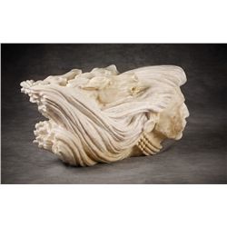 Bruce Wynne Sculpture of Man with 2 Horseheads