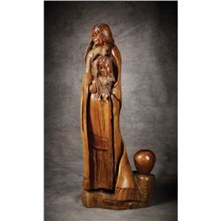Bob Boomer (b 1944) Wood Sculpture