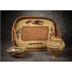 Nootka Pictorial Basketry Expo ‘86 Items