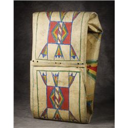 Northern Plains Painted Parfleche Envelope