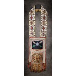 Woodlands Beaded Bandolier Bag