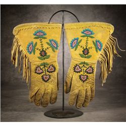 Beaded Gauntlets Plus 3 Cornhusk Bags