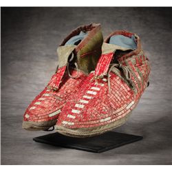 Sioux Quilled Moccasins